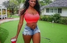 Thick Ebony Nympho Gets Fucked - BrownBunnies