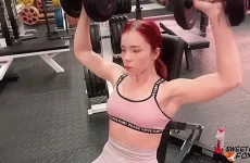 Trainer Hard Ass Fuckes And Facefuckes Redhead After Workout To Anal Creampie