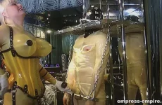 Madame Gilette & Slave & Slave in Madame Gilette: Rubber Toys ( 2 or 2) - KINK