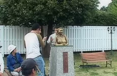 Cosplay Porn: Public Painted Statue Fuck 4